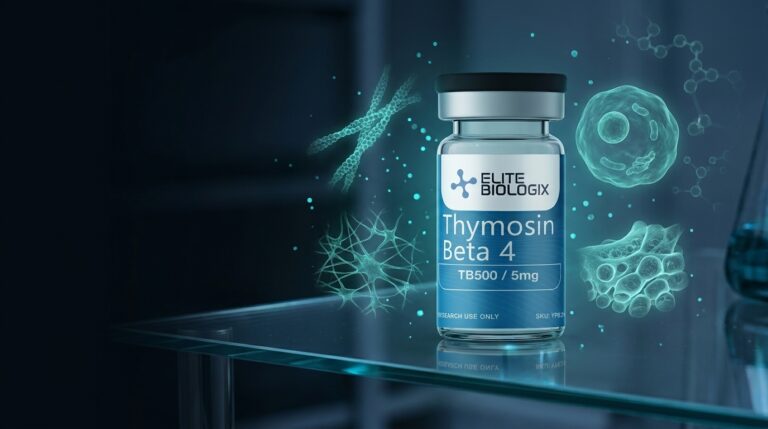TB-500 (Thymosin Beta-4) Research Peptide: Actin Sequestration and Tissue Repair Mechanisms in Preclinical Models